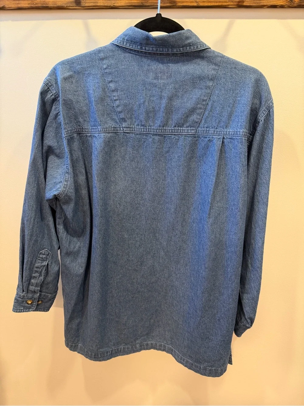 VINTAGE PAUL HARRIS DENIM Embroidered Fireworks Button-Up Shirt - Picture 4 of 5